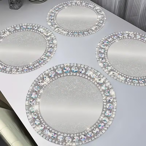 Round decorative 4pc - round,