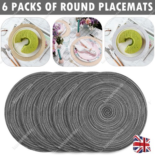Set placemats round table - of,