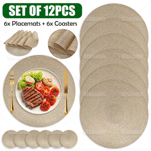 Set round placemats - of, 6