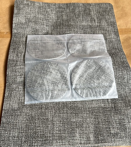 Braided place mats round - place,