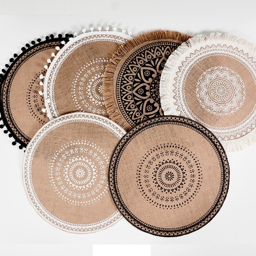 Round embroidery weaved non - round,