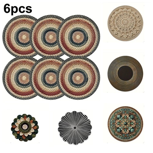 6pcs vintage round - vintage,