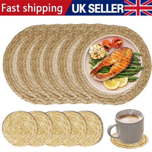 Table mats set woven - of,