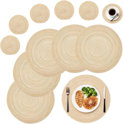 6pcs round dinner - round, table