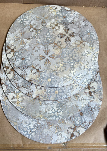 Placemats round cork - round, backed
