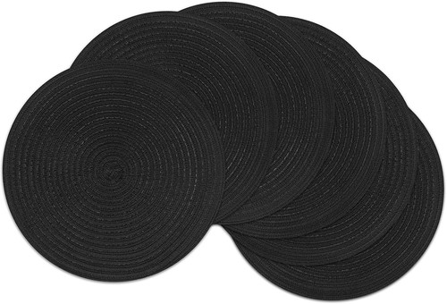 33cm round placemats set - round, of