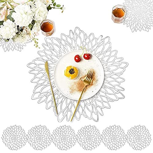 Pcs packs round placemats - 12, &