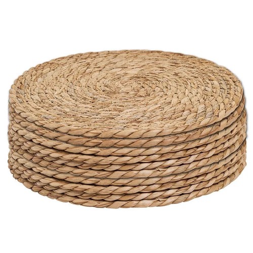 Placemats natural rattan - placemats, round