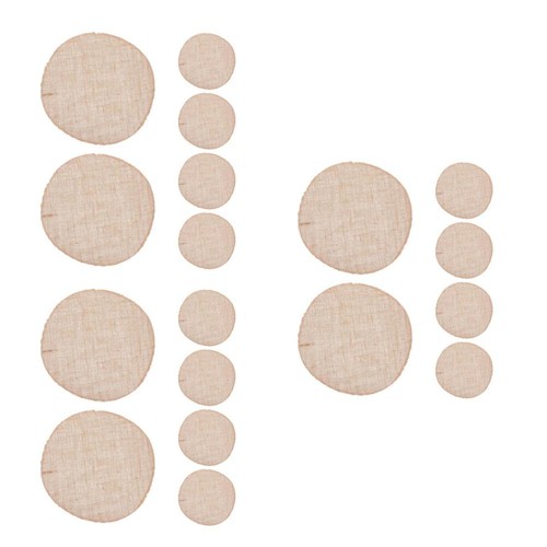 18pcs washable round burlap - 18pcs,
