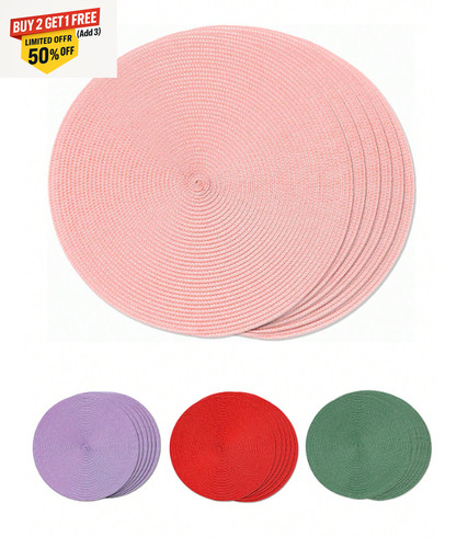 Set round placemats - 2/4,