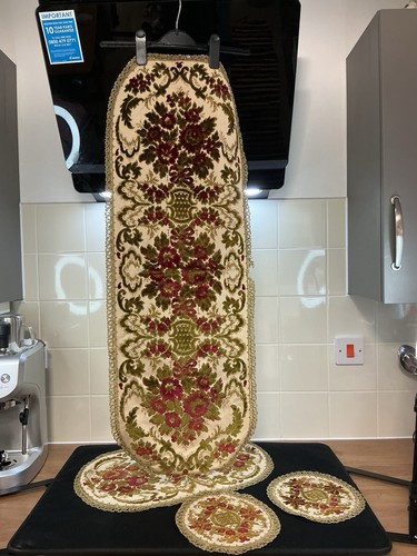 Vintage jacquard velvet - jacquard,