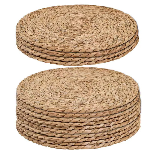 Round woven rattan - round, placemats