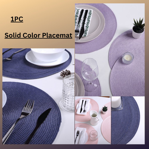 Table place mats round - table,