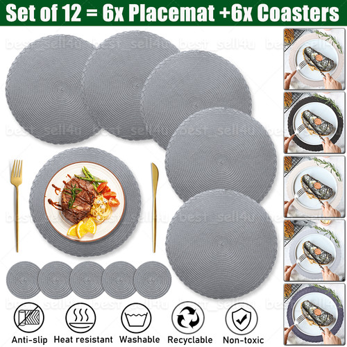 Set 6pcs placemats - set,