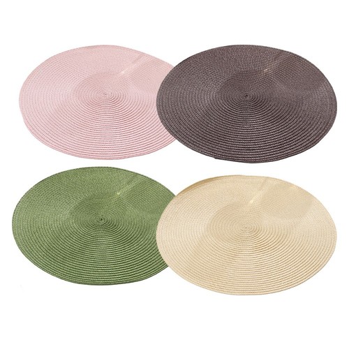38cm round plastic placemats - 38cm,