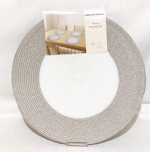 Round placemats woven - 4,