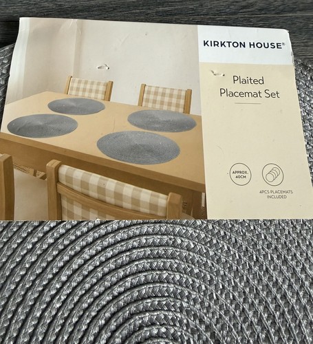 Set round woven placemats - set, of