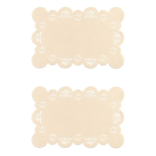 Felt 2pcs flower - felt,